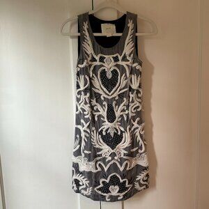 Maeve Embellished Embroidered Dress- Size 0P